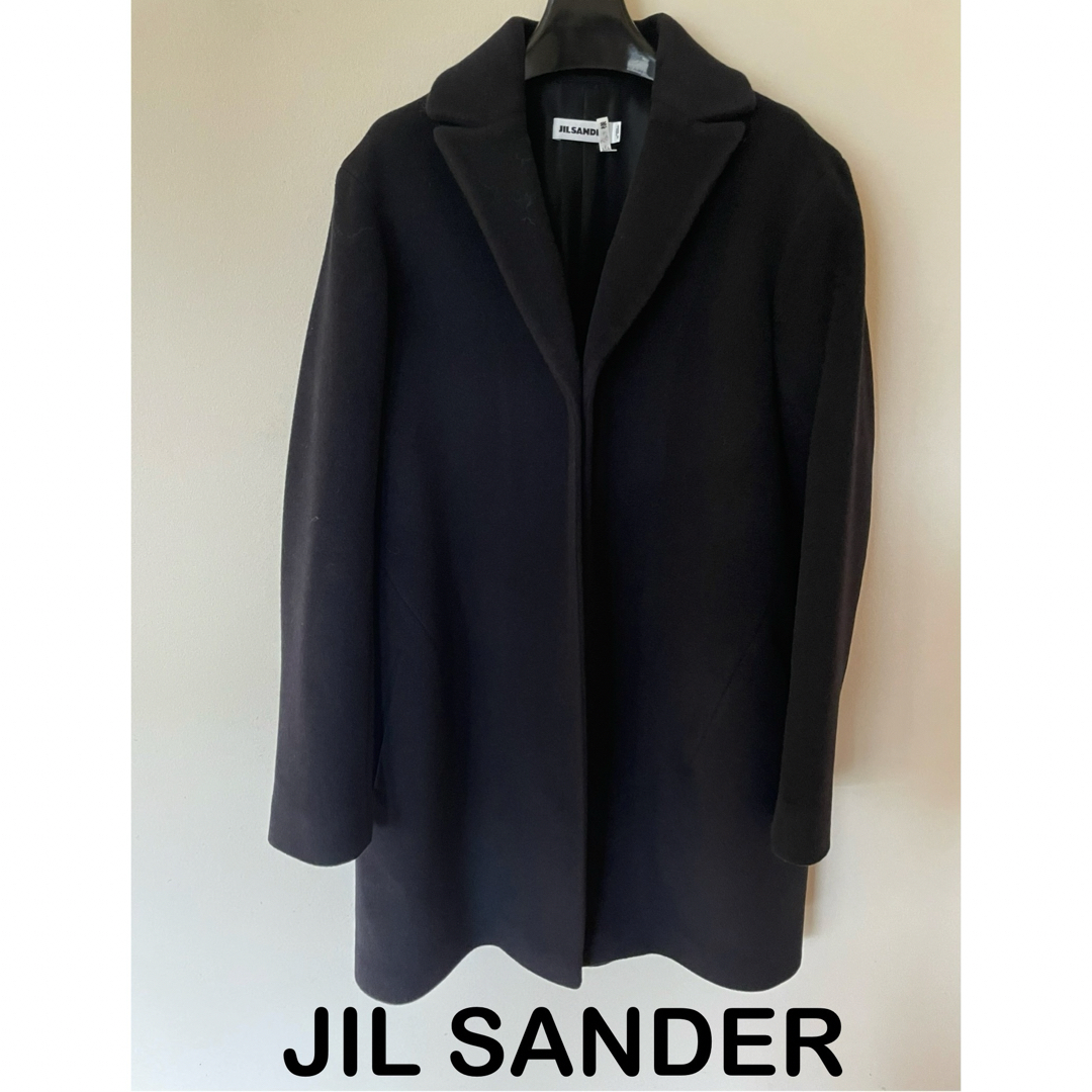 JIL SANDER ウールコート濃紺