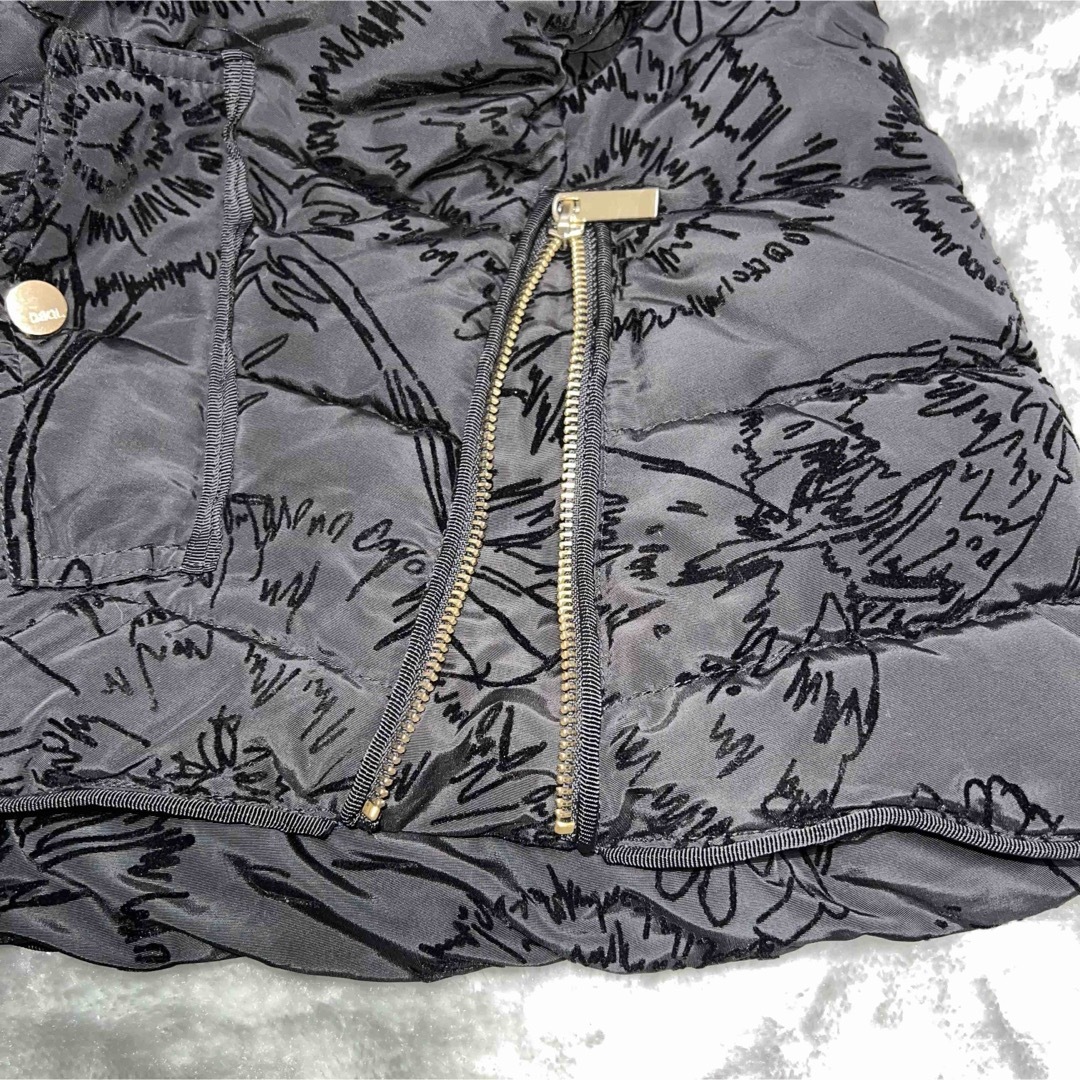 DESIGUAL(デシグアル)のdesigual デシグアル　中綿コート　ファー付き　フロッキー レディースのジャケット/アウター(ダウンコート)の商品写真