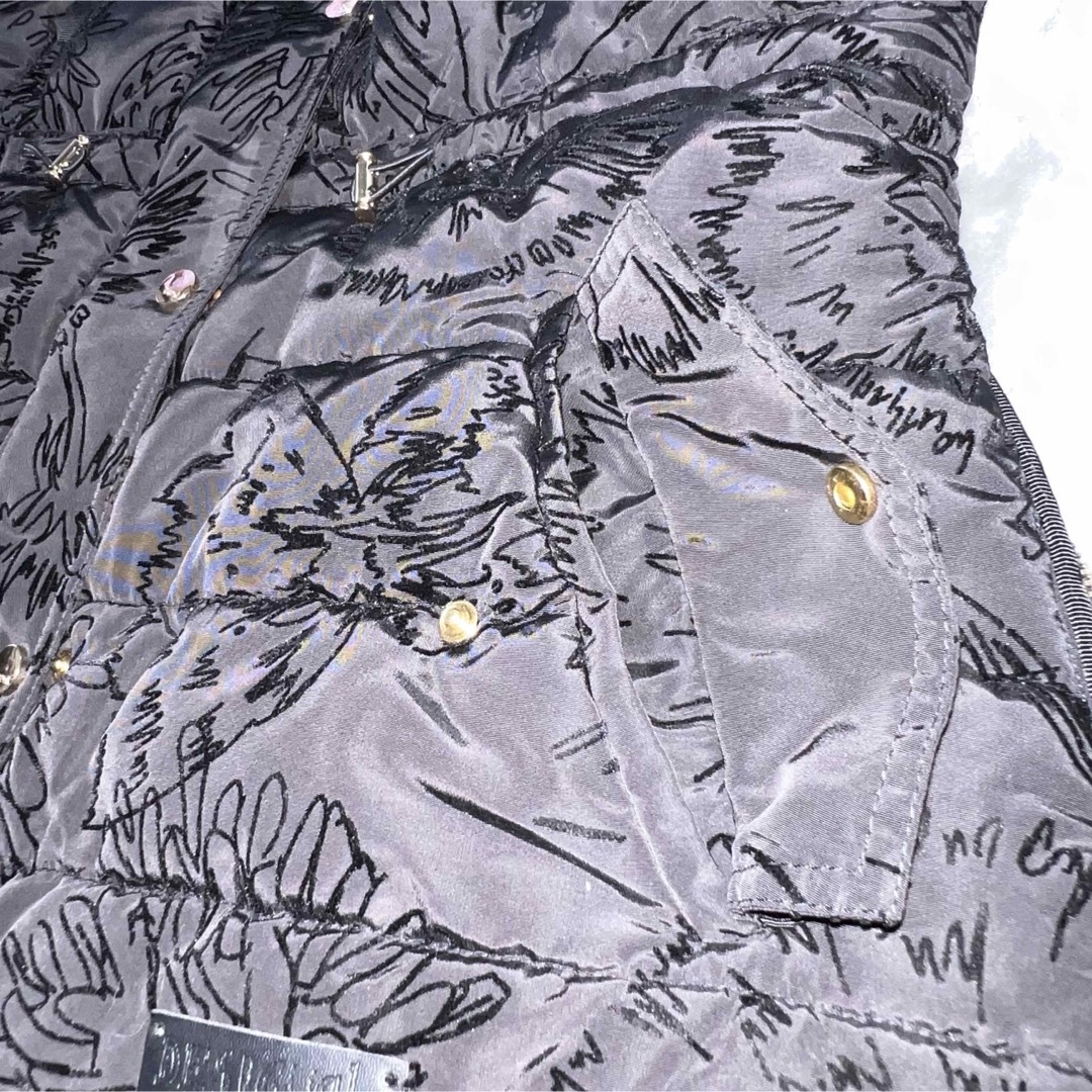 DESIGUAL(デシグアル)のdesigual デシグアル　中綿コート　ファー付き　フロッキー レディースのジャケット/アウター(ダウンコート)の商品写真