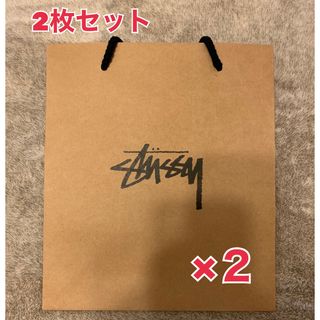 STUSSY - 2枚セット ショッパー STUSSY ショップ袋 