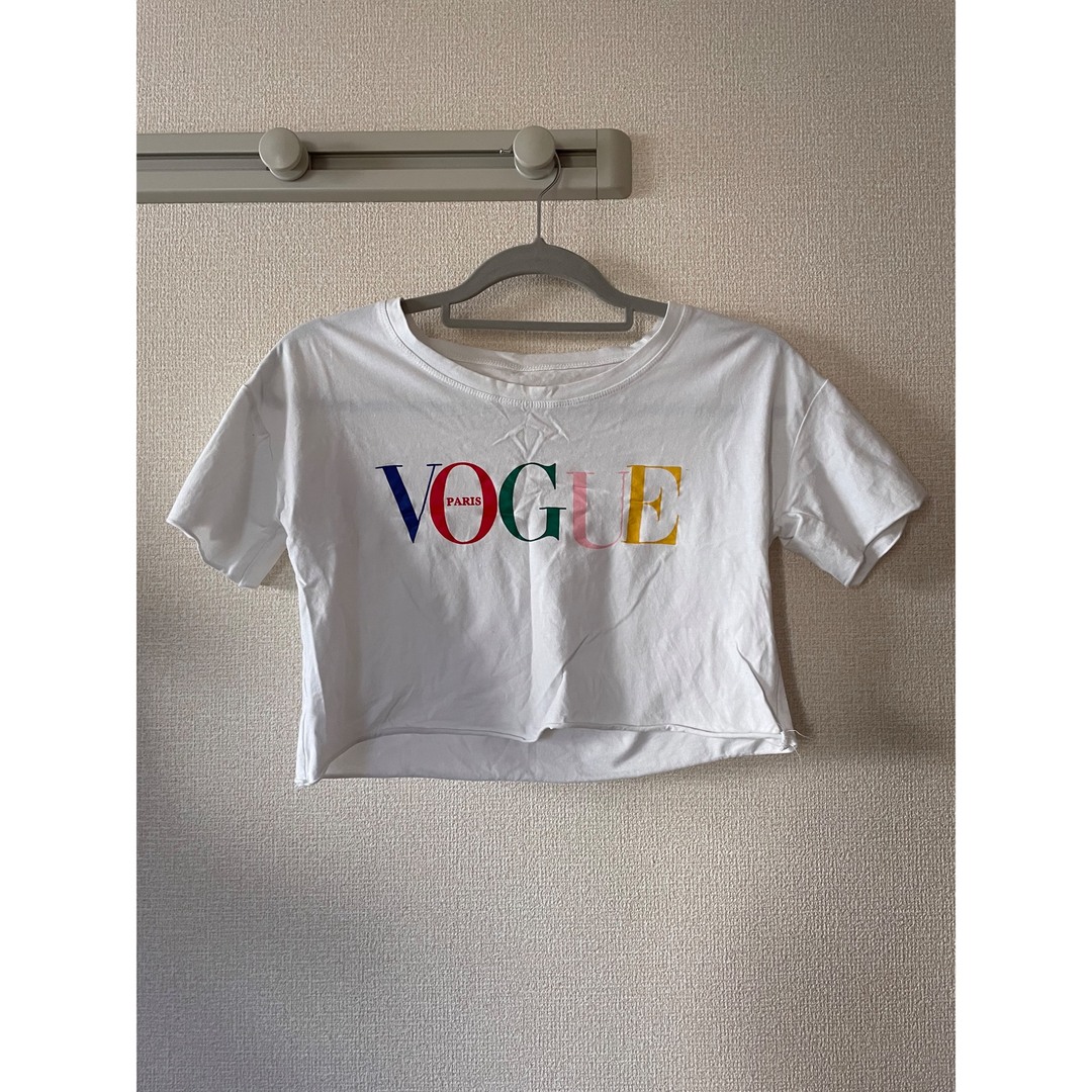 Vogue Paris ロゴ入りショートTシャツ レディースのトップス(Tシャツ(半袖/袖なし))の商品写真