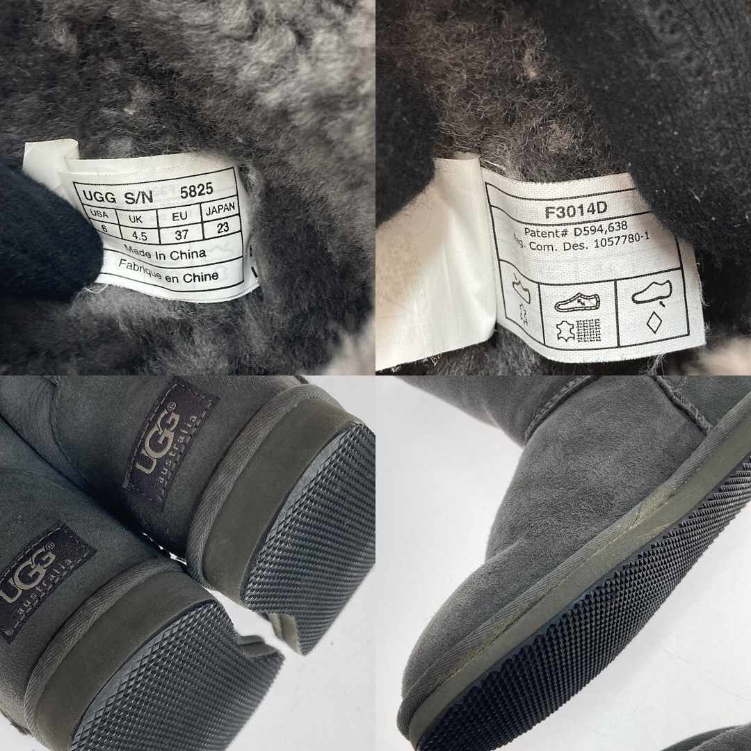 UGG - □□UGG アグ ムートンブーツ 23cm F3014D グレーの通販 UGG - □□UGG アグ ムートンブーツ 23cm F3014D グレーの通販