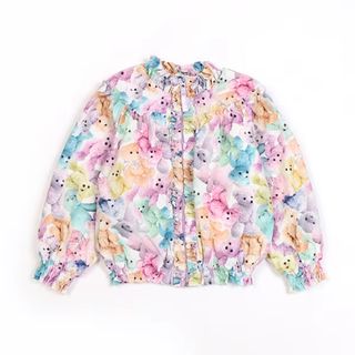 ステラルー　モコモコ  チョッキ ★ 上着 アウター 羽織キッズ服女の子用(90cm~)