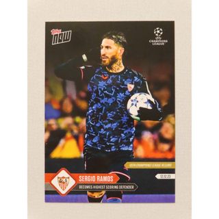 トップス(Topps)のtopps now カード セルヒオ・ラモス #077 海外サッカー(スポーツ選手)