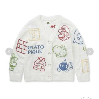 39パウダー【新品】gelato pique パウダーロゴジャガードプルオーバーSET GR