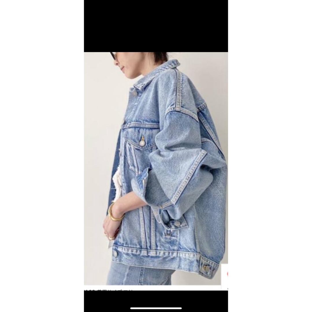 L'Appartement DEUXIEME CLASSE(アパルトモンドゥーズィエムクラス)の美品 L'Appartement Boys denim Jacket レディースのジャケット/アウター(Gジャン/デニムジャケット)の商品写真