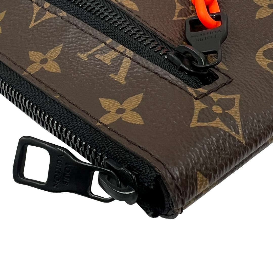 LOUIS VUITTON(ルイヴィトン)のルイ ヴィトン LOUIS VUITTON ポシェット A4 ヴァージルアブロー クラッチバッグ モノグラム ソーラーレイ ブラウン オレンジ 茶 M44484 TN0149 メンズ メンズのバッグ(セカンドバッグ/クラッチバッグ)の商品写真