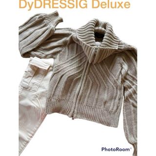 BODY DRESSING Deluxe - ボディドレッシングデラックス　ニット　カーディガン　ふんわり袖　アウター