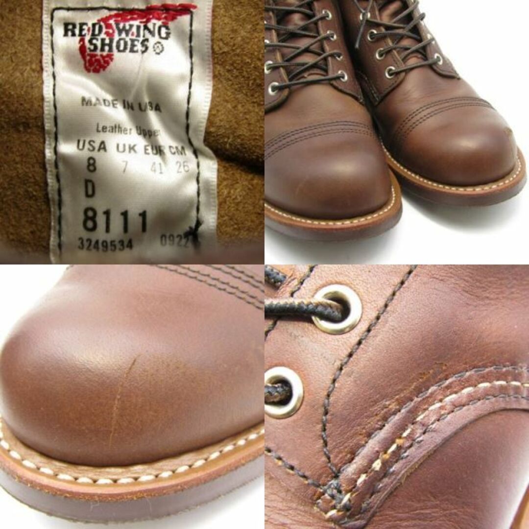 REDWING(レッドウィング)のレッドウィング アイアンレンジャー 8111 35002959 メンズの靴/シューズ(ブーツ)の商品写真