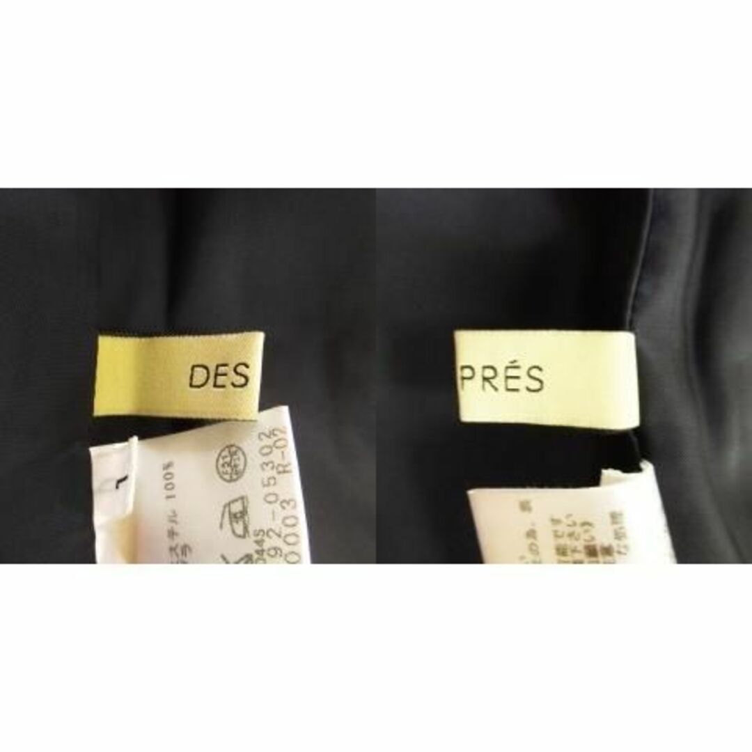 DES PRES(デプレ)のデプレ ミニスカート ティアード 薄手 1 紺 211022AH10A レディースのスカート(ミニスカート)の商品写真