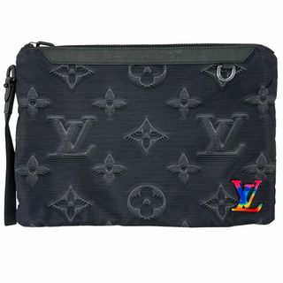 ルイヴィトン(LOUIS VUITTON)のルイヴィトン LOUIS VUITTON ポシェット A4 リバーシブル クラッチバッグ セカンドバッグ モノグラム ナイロンキャンバス M80142 FH4250 メンズ(セカンドバッグ/クラッチバッグ)