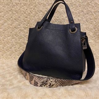 美品RIPANI RONDINE 2wayハンドバッグ