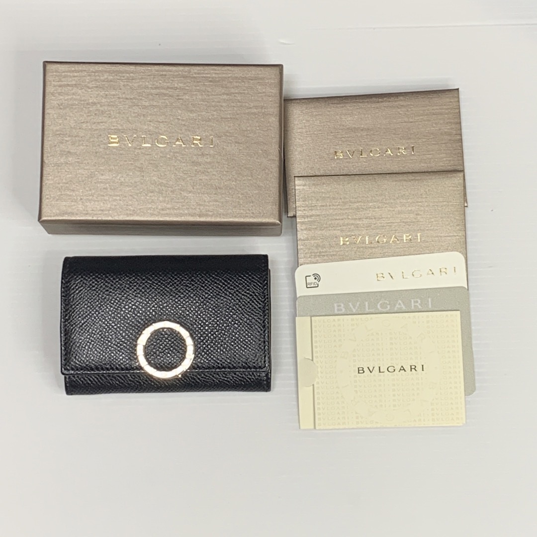 BVLGARI(ブルガリ)の【ブリガリ】【新品未使用】コインケース　ブラック　33749 メンズのファッション小物(コインケース/小銭入れ)の商品写真