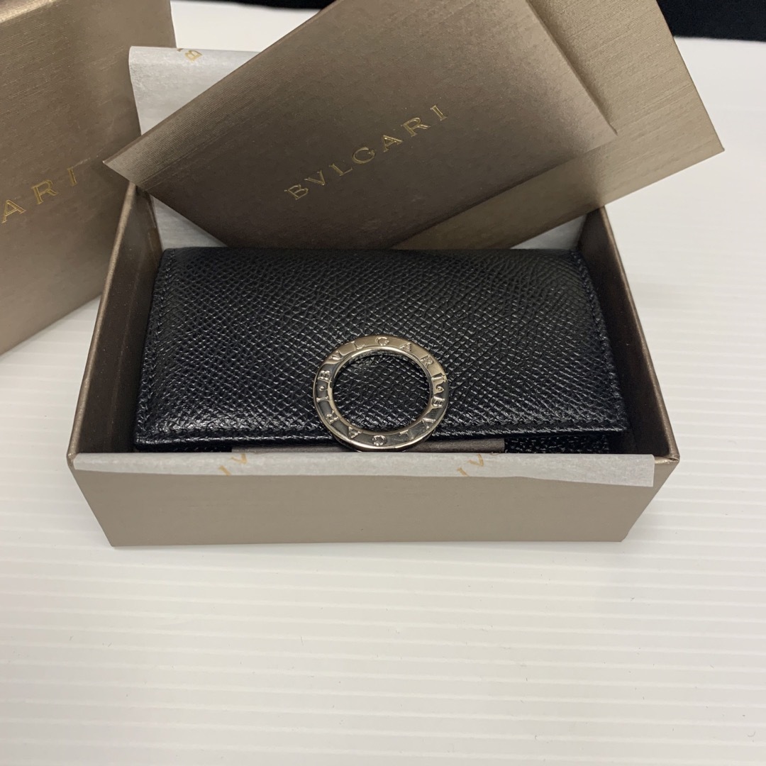 BVLGARI(ブルガリ)の【ブリガリ】【新品未使用】コインケース　ブラック　33749 メンズのファッション小物(コインケース/小銭入れ)の商品写真