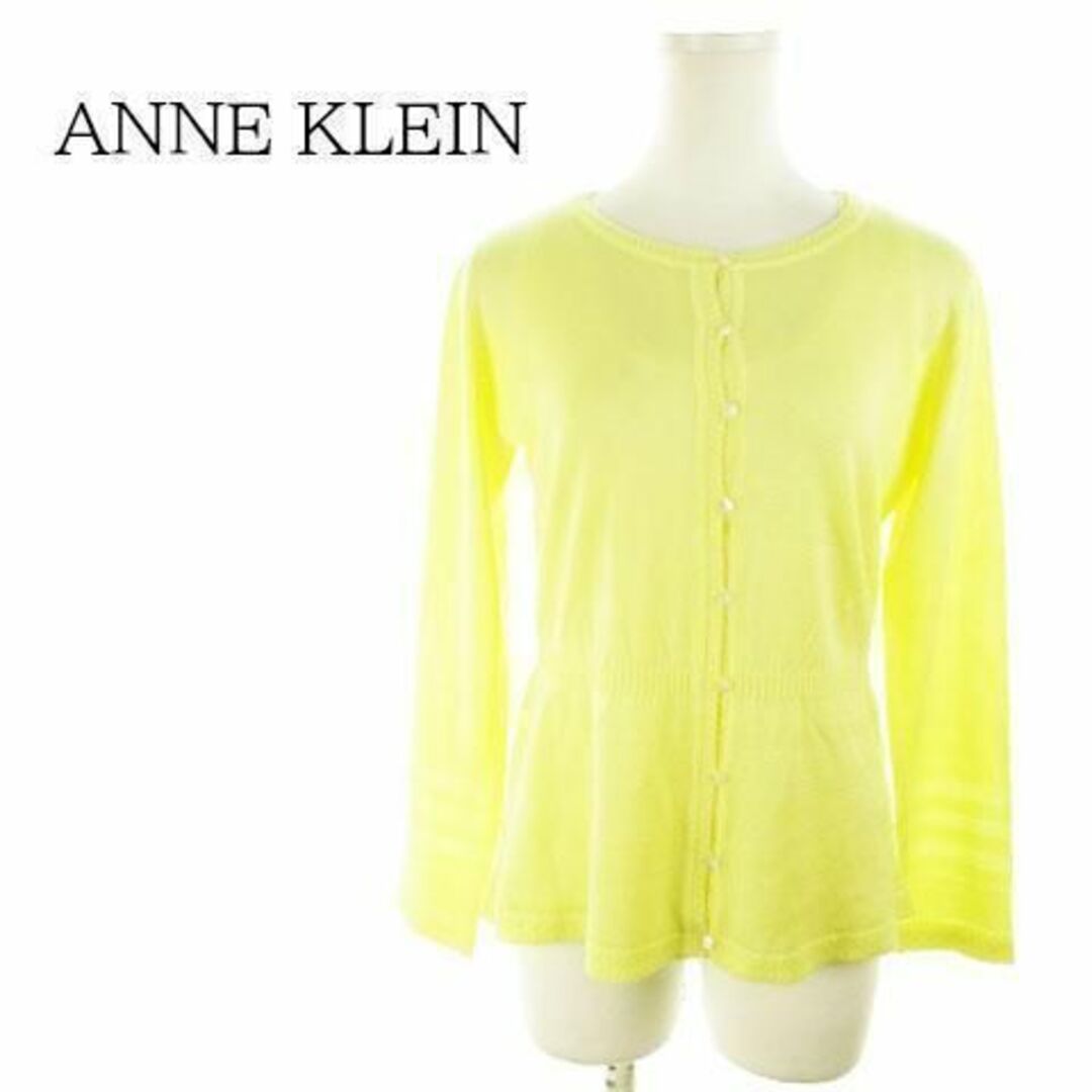 ANNE KLEIN(アンクライン)のアンクライン アンサンブル ニット カーディガン 絹混 220330AH1A レディースのトップス(ニット/セーター)の商品写真