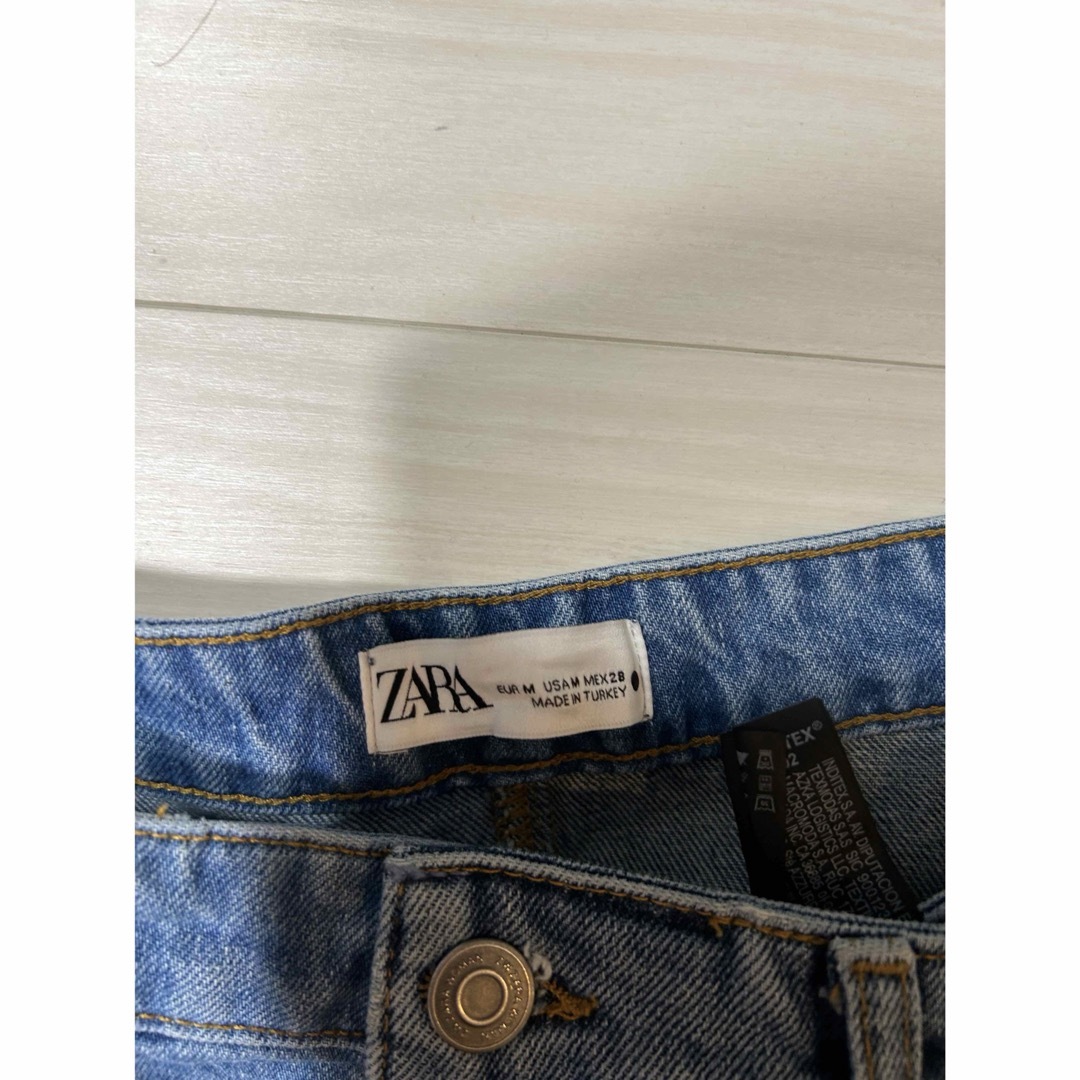 ZARA - ZARA デニムスカートの通販 by まりしろ's shop|ザラ ZARA - ZARA デニムスカートの通販 by まりしろ's shop|ザラ
