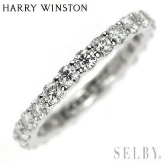 ハリーウィンストン HARRY WINSTON リング リボン バンド WBDPRDPAR フル エタニティ ダイヤモンド 計0.74ct PT950 9号 【箱・保付き】素材プラチナPT950