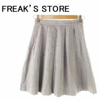 フリークスストア(FREAK'S STORE)のフリークスストア ひざ丈スカート フレア チェック F 211118AO18A(ひざ丈スカート)