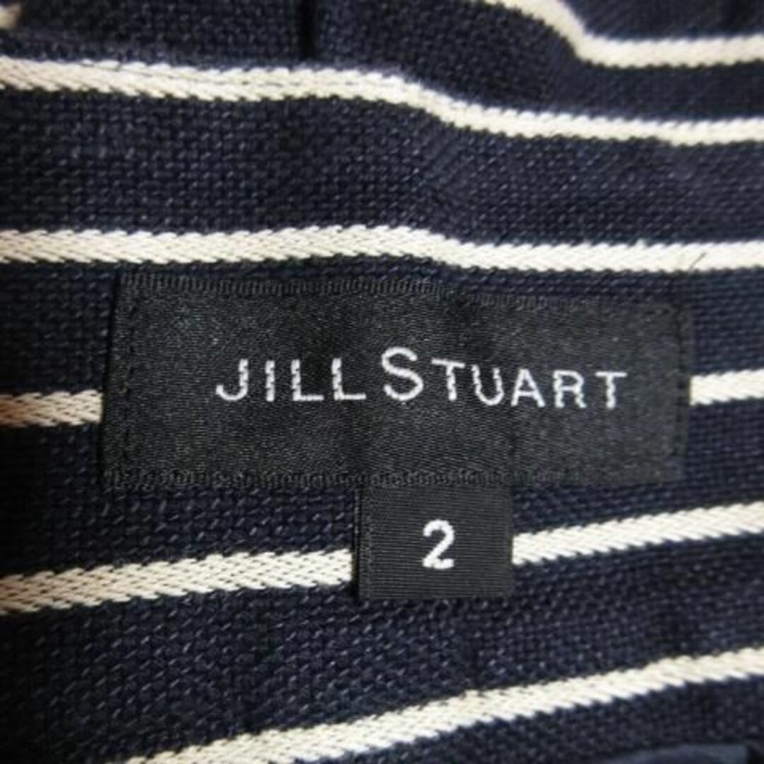 JILLSTUART(ジルスチュアート)のジルスチュアート ミニスカート フレア ボーダー 2 211118AO19A レディースのスカート(ミニスカート)の商品写真