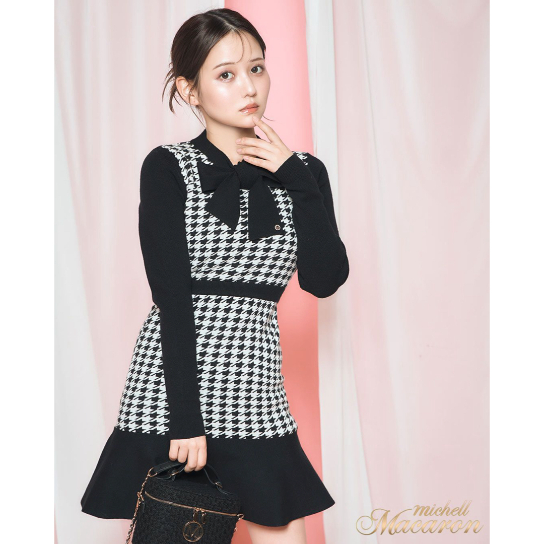 michellMacaron - 新品未使用 ミシェルマカロン リボンニット michellMacaron - 新品未使用 ミシェルマカロン リボンニット