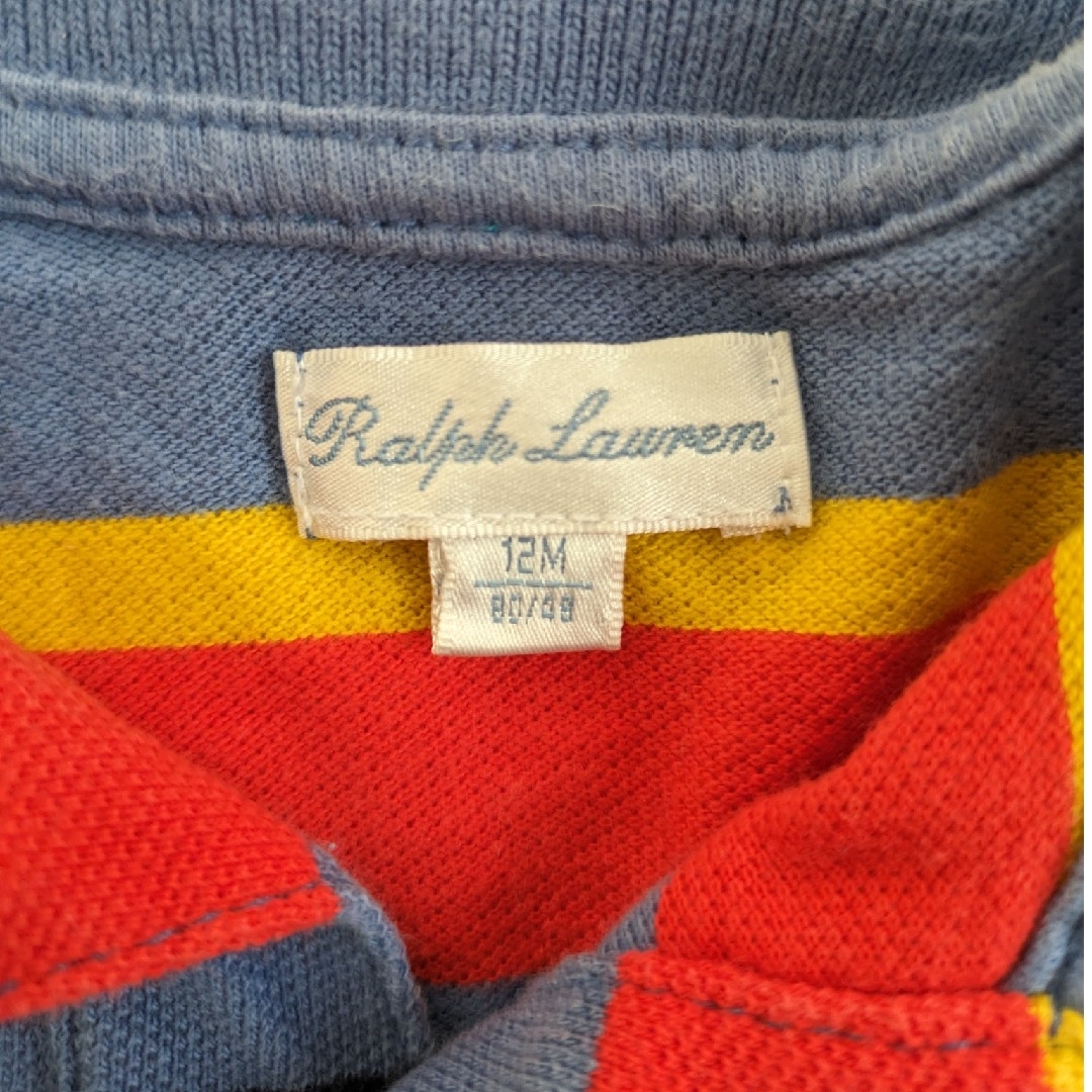 Ralph Lauren(ラルフローレン)のラルフローレン　ショートオール　12m キッズ/ベビー/マタニティのベビー服(~85cm)(カバーオール)の商品写真