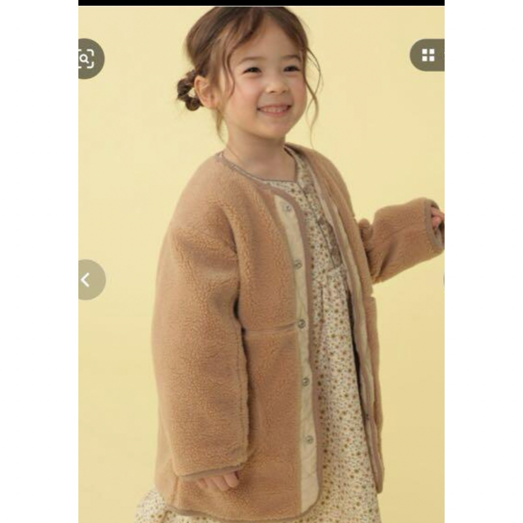 こども ビームス(コドモビームス)のビームス ボアジャケット キッズ/ベビー/マタニティのキッズ服女の子用(90cm~)(ジャケット/上着)の商品写真