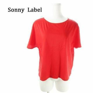 アーバンリサーチサニーレーベル(URBAN RESEARCH SONNY LABEL)のサニーレーベル 半袖カットソー ラウンドネック F 赤 210508MN7A(カットソー(半袖/袖なし))