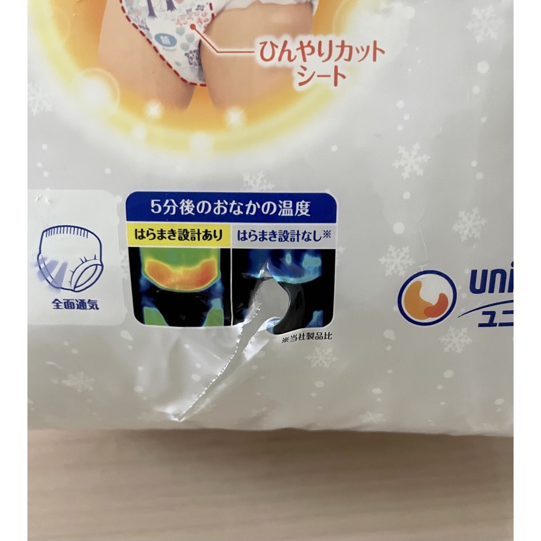 Unicharm(ユニチャーム)の冷えあんしん　ムーニー  パンツ Lサイズ 42枚入　ムーミン キッズ/ベビー/マタニティのおむつ/トイレ用品(ベビー紙おむつ)の商品写真