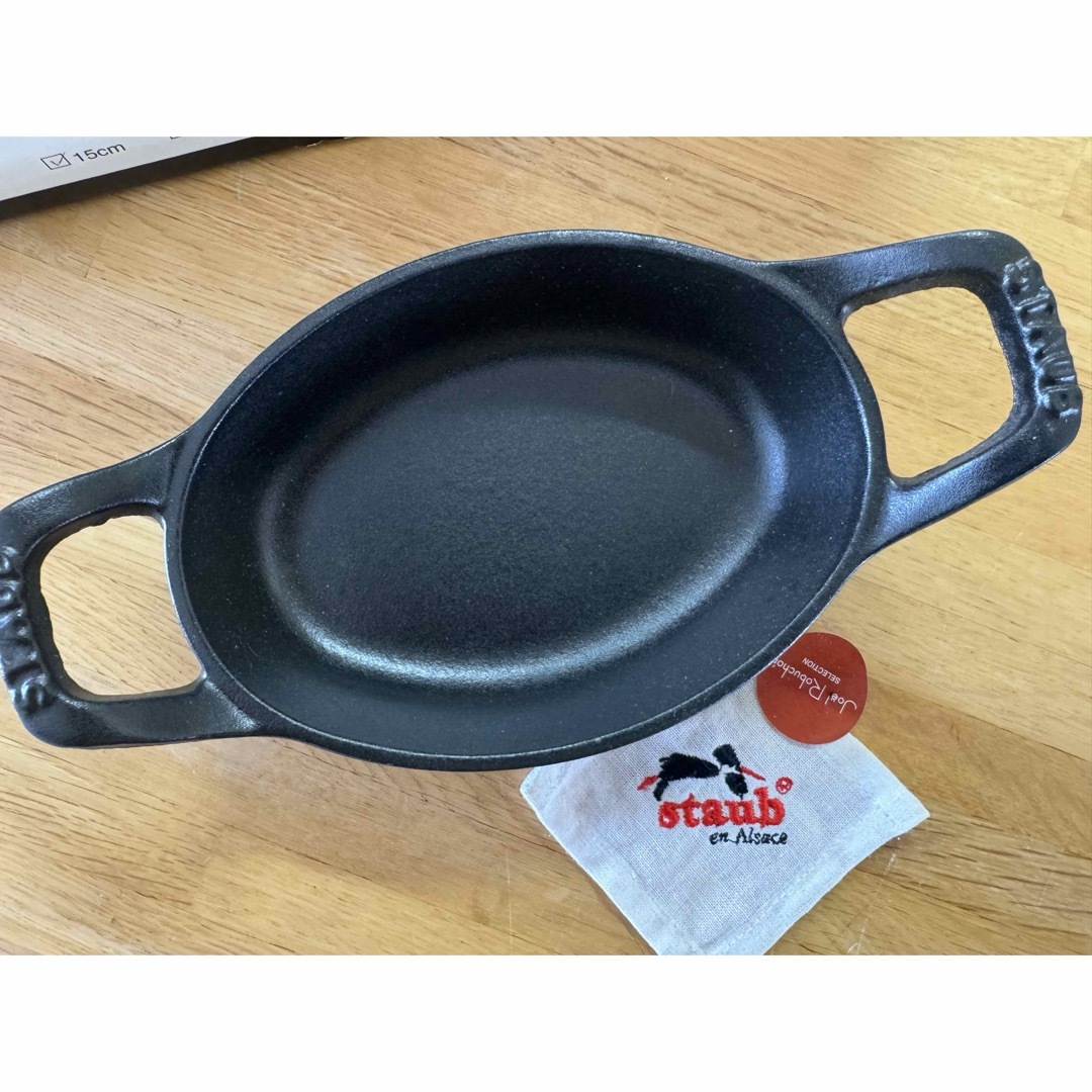 STAUB(ストウブ)のストウブ   ⭐︎スタッカブルオーバル15 インテリア/住まい/日用品のキッチン/食器(調理道具/製菓道具)の商品写真