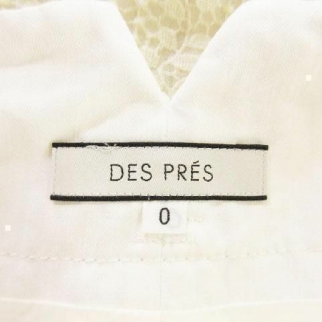 DES PRES(デプレ)のデプレ パンツ ハーフ ショート レース リボン 0 211124AH9A レディースのパンツ(ハーフパンツ)の商品写真