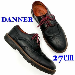 DANNER ダナー　ビジネスシューズ ウイングチップ ブラック 27㎝