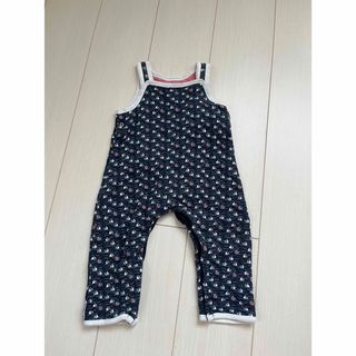 プチバトー(PETIT BATEAU)のPETIT BATEAU サロペット(ロンパース)