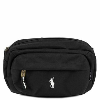 Polo Ralph Lauren ポロラルフローレン ボディバッグ 9AR012 Big Pony Crossbody Bag 男女兼用 ブラック×ホワイト