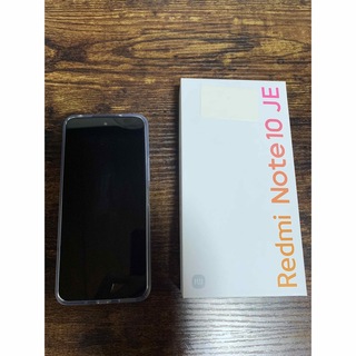 シャオミ(Xiaomi)のXiaomi Redmi Note 10 JE XIG02 クロームシルバー(スマートフォン本体)
