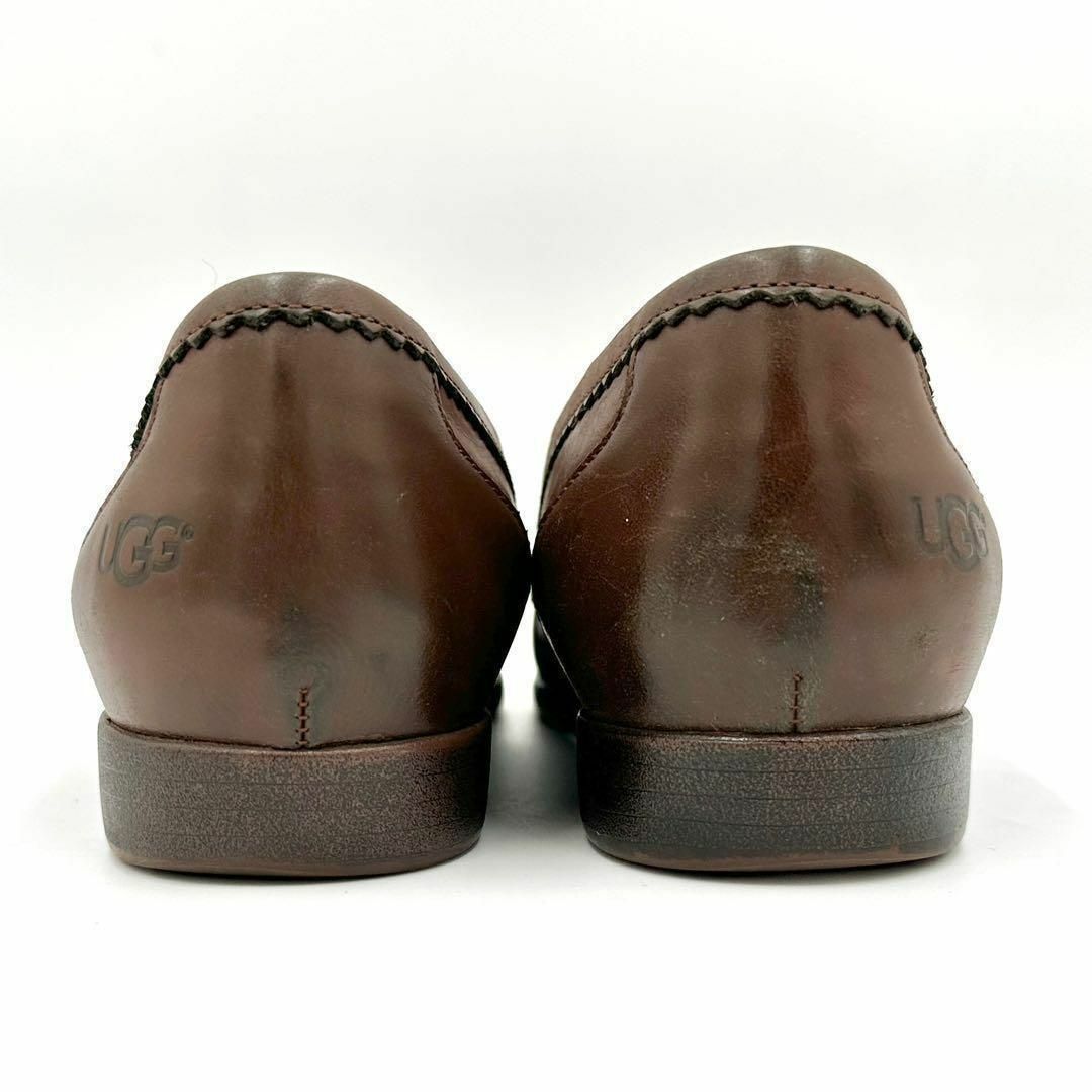 UGG(アグ)のUGG アグ ローファー フラットシューズ 本ブラウン 25㎝ レディースの靴/シューズ(ローファー/革靴)の商品写真