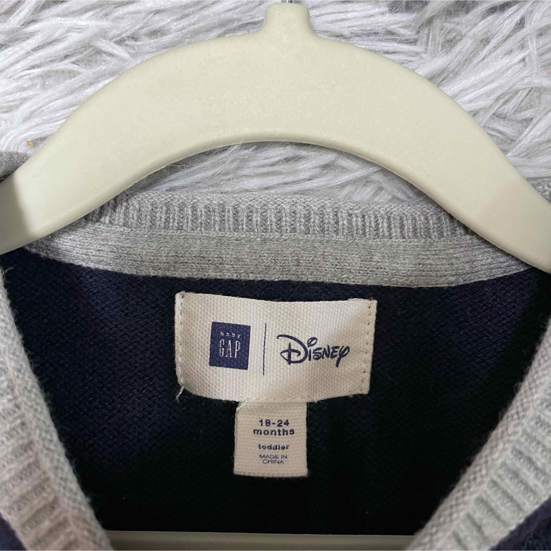 ベビーギャップ　baby GAP Disney　ニットセーター　90 美品