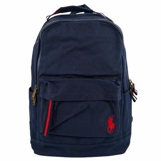 ポロラルフローレン(POLO RALPH LAUREN)のPolo Ralph Lauren ポロラルフローレン バックパック 9AR015 Polo Ralph Lauren Backpack 男女兼用 ジュニア リュック ネイビー×レッド(リュック/バックパック)