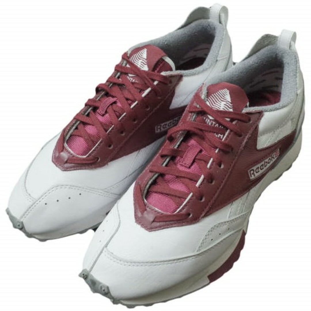 MOUNTAIN RESEARCH(マウンテンリサーチ)のMOUNTAIN RESEARCH x Reebok マウンテンリサーチ リーボック 22AW 別注 LX2200 MR HP9729 US9.5(27.5cm) CLOUD WHITE/CLASSIC BURGUNDY/PURE GREY スニーカー シューズ【中古】【MOUNTAIN RESEARCH × Reebok】 メンズの靴/シューズ(スニーカー)の商品写真