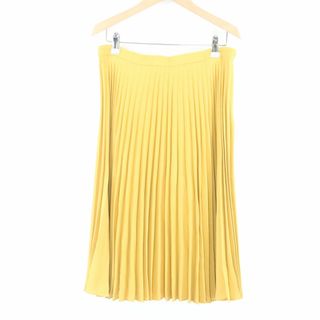 マックスマーラ(Max Mara)の美品 maxmaraWEEKEND マックスマーラ スカート 42 L アセテート 他 ミモレ丈 プリーツ レディース AM5347A24 (ミニスカート)