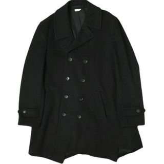 COMME des GARCONS HOMME PLUS コムデギャルソンオムプリュス 18AW 日本製 捻じれウールピーコート PB-C003 M ブラック 変形 歪み カシミヤ Pコート アウター【中古】【COMME des GARCONS HOMME PLUS】