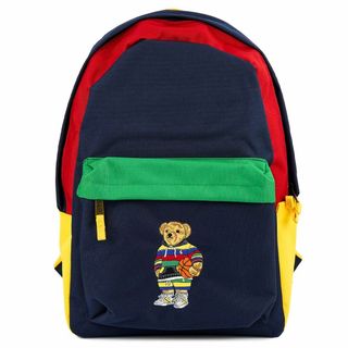 ポロラルフローレン(POLO RALPH LAUREN)のPolo Ralph Lauren ポロラルフローレン バックパック 9AR027 RLAN POLO BEAR BACKPACK 男女兼用 ジュニア リュック マルチ×ネイビー(リュック/バックパック)