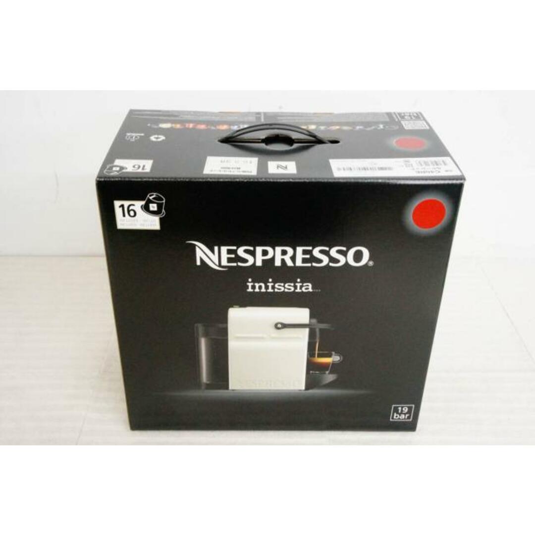 【未使用】ネスプレッソNESPRESSO イニッシア C40RE ネスプレッソメーカー エアロチーノ3セット ルビーレッド スマホ/家電/カメラの調理家電(エスプレッソマシン)の商品写真