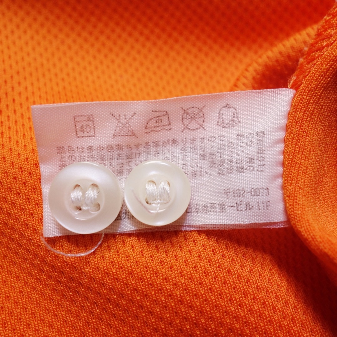 GU(ジーユー)のLサイズ 半袖ポロシャツ ジーユー メンズ GU sports オレンジ MC2 メンズのトップス(ポロシャツ)の商品写真