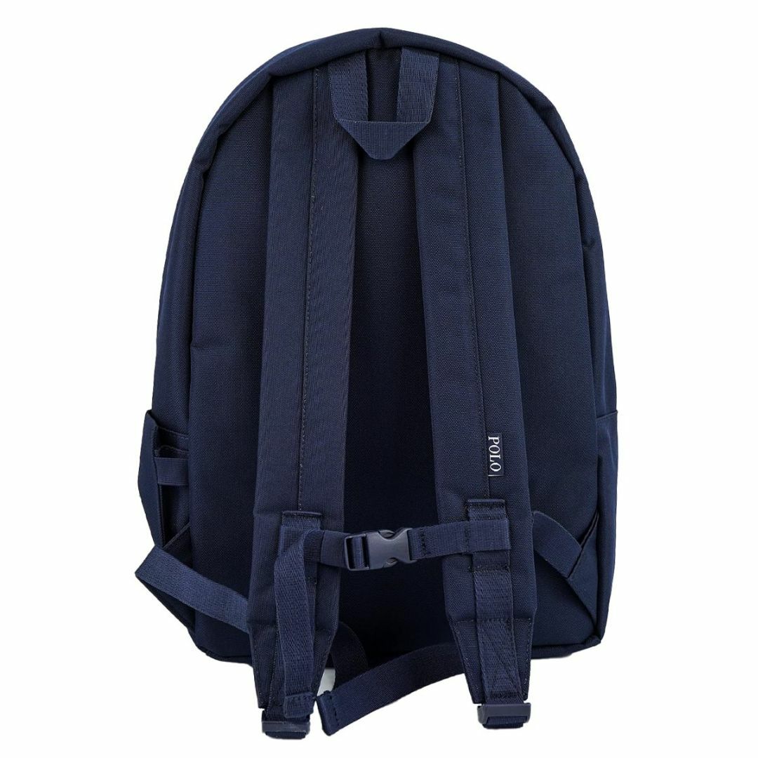 POLO RALPH LAUREN(ポロラルフローレン)のPolo Ralph Lauren ポロラルフローレン バックパック 9AR047 Polo Ralph Lauren Backpack 男女兼用 ジュニア リュック ネイビー×レッド レディースのバッグ(リュック/バックパック)の商品写真