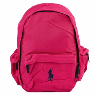 ポロラルフローレン(POLO RALPH LAUREN)のPolo Ralph Lauren ポロラルフローレン バックパック 950225 Polo Ralph Lauren Junior Backpack ジュニア 男女兼用 リュック ピンク×ネイビー(リュック/バックパック)