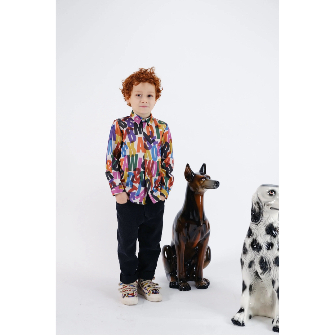 WOLF&RITA(ウォルフアンドリタ)のWOLF&RITA Roberto WR Alphabet 12Y ブラウス キッズ/ベビー/マタニティのキッズ服男の子用(90cm~)(ブラウス)の商品写真