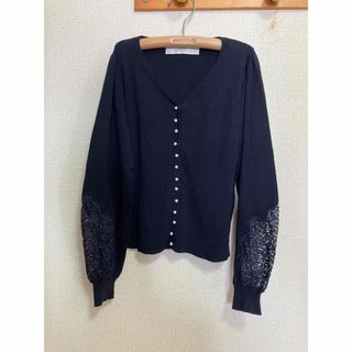 トッコクローゼットリュクス(tocco closet luxe)のtocco closet luxe トッコクローゼットリュクス　カーディガン　M(カーディガン)