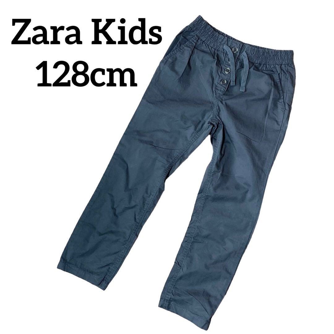 ZARA KIDS(ザラキッズ)の【美品】ZARA キッズ パンツ グレー かっこいい 128cm キッズ/ベビー/マタニティのキッズ服男の子用(90cm~)(パンツ/スパッツ)の商品写真