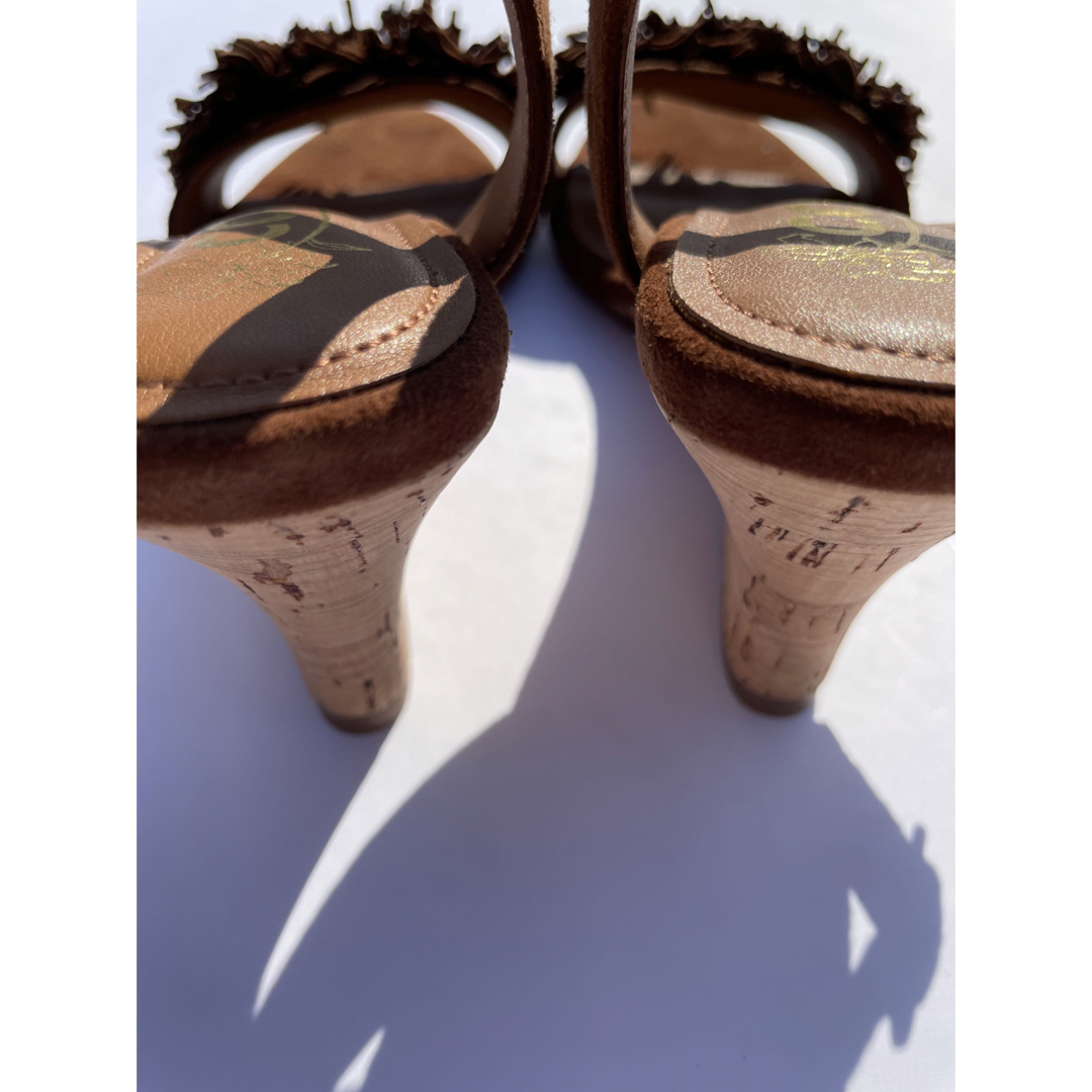 coca(コカ)の118016未使用品 アウトレット coca アンクルベルト ウェッジサンダル レディースの靴/シューズ(サンダル)の商品写真