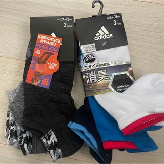 アディダス(adidas)の新品　お買い得　adidas 靴下　まとめ売り(ソックス)